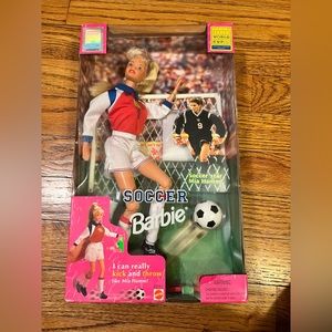 World Cup Soccer Barbie, never opened